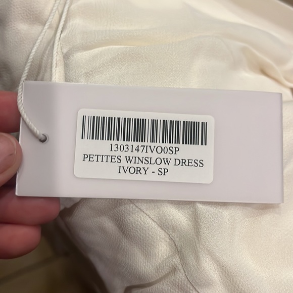 REFORMATION Winslow Wrap Maxi Dress in Ivory Size SP - Picture 9 of 10